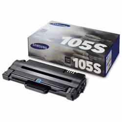 Toner Original Samsung MLT-D105S - Couleur Noir - Jusqu'à 1500 pages - Compatible avec Imprimante Samsung ML-1910, ML-1911, M ...