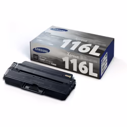 Toner Original Samsung MLT-D116L - Couleur Noir - Jusqu'à 3000 pages - Compatible avec Imprimante Samsung Xpress SL-M2625, SL ...