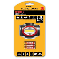 Torche KODAK HEADLAMP 5W 300 Lumens + 3 Piles AAA (887930413878)