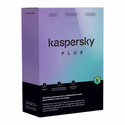 Total Security kaspersky Plus - Type de Licence: 3 Postes - Licence d'abonnement: 1 an - Sécurité avancée - Anti-phishing et  ...