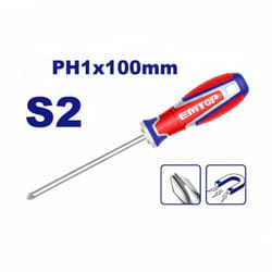 Tournevis Americain EMTOP S2 PH1X100 - ESDPH1100