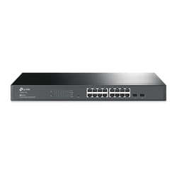 TP-Link T1600G-18TS commutateur réseau Géré L2/L3/L4 Gigabit Ethernet (10/100/1000) 1U Noir