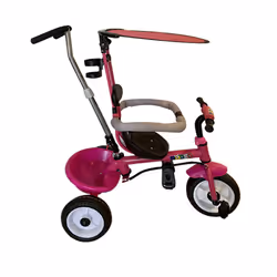 Tricycle RODEO K007 - Âge: de 12 mois à 3ans - Nombre de roues: 3 roues - Canne Directionnel pour garder le contrôle de votre ...