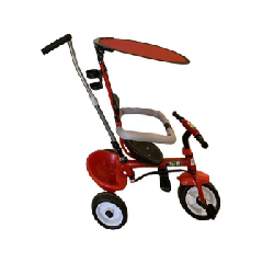 Tricycle RODEO K007 Avec Canne Directionnel Et Pare-soleil - Rouge