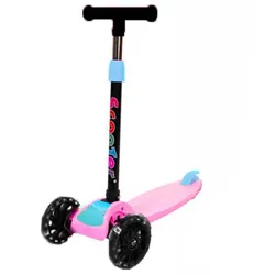 Trottinette 3 Roues Bleu & Rose
