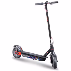 Trottinette NRG Velociptor RACER ES105EW - Cadre en aluminium pliable - Pneus robustes en nid d'abeille de 10" - Puissance mo ...