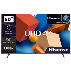 Tv HISENSE 50'' Smart A6K UHD 4K - Résolution: 3840 x 2160px - Système d’exploitation: Vidaa U 6.0 - Processeur: Quad Core -  ...