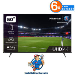 Tv Hisense 50A6K 50" UHD 4K Smart Tv Noir
