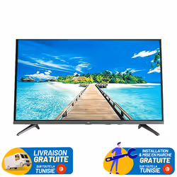 Téléviseur IRIS LED 32" HD - Résolution: 1368 x 768 Pixels - Format d'image : 16:9 - Contraste : 1100 - Luminosité : 230 cd ...