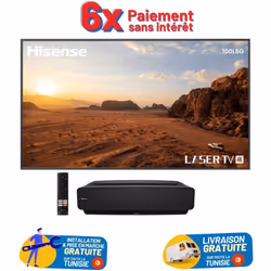 TV Lazer Hisense 100L5GE 100" 4K HDR Smart -Noir