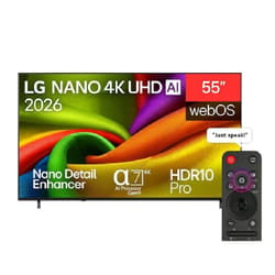 TV LG 55" NANO 4K UHD AI NU84 Smart TV 2026