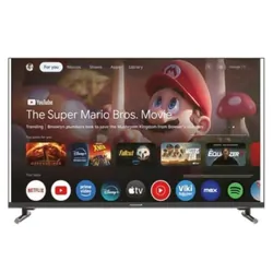 Tv MAXWELL 55" MG60SB QLed 4K Smart Google Tv Recepteur Integre avec barre de son - Noir