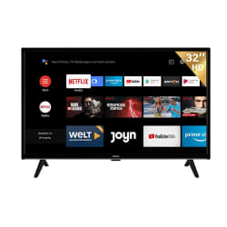 TV Newstar Smart TV 32" HD Android avec Récepteur Intégré