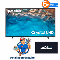 Tv Samsung BU8000 - Taille de l'écran : 85 pouces, 50Hz - Résolution : 3840 × 2160 pixels, UHD 4K - Système d'exploitation : ...