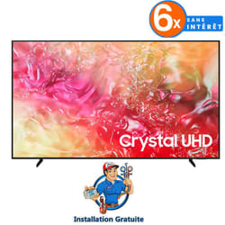 TV Samsung DU7000 70" 4k Crystal UHD Smart Noir