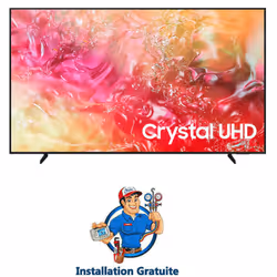 TV Samsung DU7000 - Taille de l'écran : 75 pouces - Résolution : 3840 x 2160 - Système d'exploitation: Tizen OS - Fréquence d ...