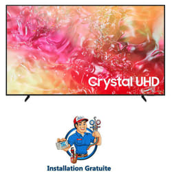 TV Samsung DU7000 75" 4k Crystal UHD Smart Noir