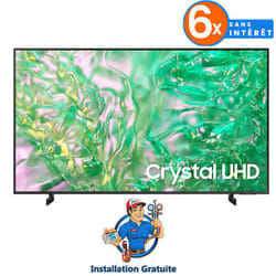 TV Samsung DU8000 85" 4k Crystal UHD Smart Noir