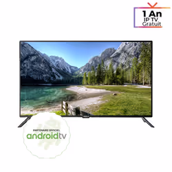 Téléviseur VEGA 65" UHD LED 4K Smart TV - Résolution: 3840 x 2160 pixels - Systéme d'exploitation: Android - Contraste: 3000: ...