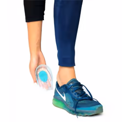 La Talonnette pour Epine en silicone (paire) est conçue pour fournir un amorti doux au talon du pied. La tache de gel sur le  ...