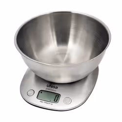 Ufesa BC1700, Balance de ménage électronique, 10 kg, Acier inoxydable, Acier inoxydable, Comptoir, Boutons