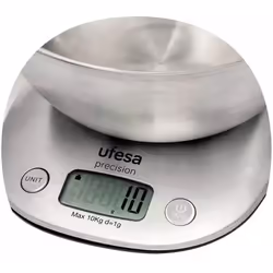 Ufesa BC1700 escabeaux de cuisine Acier inoxydable Comptoir Balance de ménage électronique