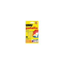 UHU patafix 80 pastilles adhésives - jaune