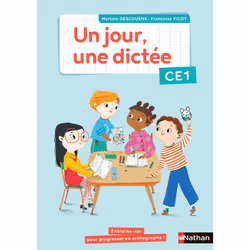 Un Jour, Une Dictée - Cahier CE1