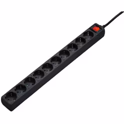 Unité de Distribution d'Énergie D-Link - 10 Voies Type EU PDU - Matériau: Aluminium Alloy - Installation: Horizontale - Câble ...