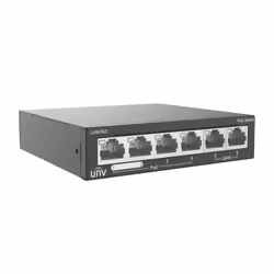 Uniview NSW2020-6T-POE-IN commutateur réseau Non-géré Fast Ethernet (10/100) Connexion Ethernet, supportant l'alimentation via ce port (PoE) Gris - Vue supplémentaire 3