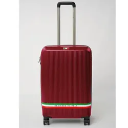 Valise Francesco Ferellino Incassable Grand Modèle Rouge Bordeaux