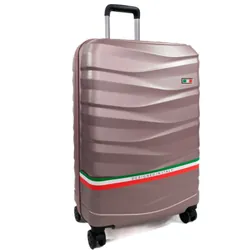 Valise Incassable Italy Grand Modèle Rose