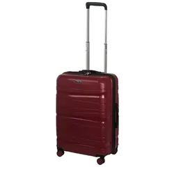 Valise Incassable Moyenne Rouge Bordeaux