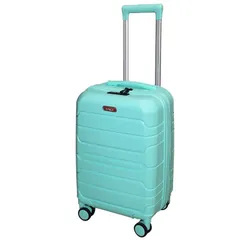 Valise Incassable Titou Avec Roues Démontables Moyen Modèle - Bleu Chewing-gum