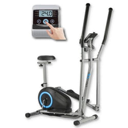 Vélo Elliptique LIGHT FITNESS VIGOR 2 EN 1 - Noir&Silver