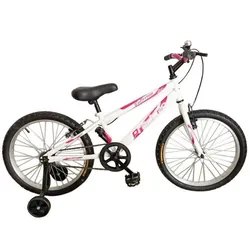 Vélo Enfant PRADO Bellerina 20" Pour Fille - Blanc & Rose