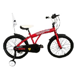 Vélo Enfant RODEO Ferrari 20" Pour Garçon - Rouge&Blanc
