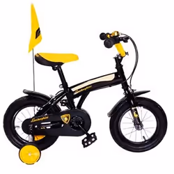 Vélo Enfant RODEO Lomborghini Pour Garçon - Âge recommandé: 6 à 9 ans - Taille: 16 Pouces - Cadre: Cadre en acier - Jantes :  ...