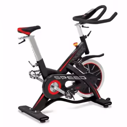 Vélo magnétique TOORX - Train d'entraînement : courroie - pignon fixe - Système de freinage : Coussin en feutre longue durée. ...