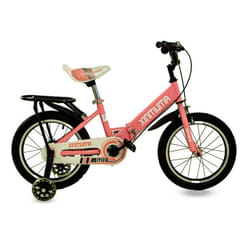 Vélo Pliant Pour Enfant 16'' Avec Roues Stabilisatrices - Rose