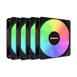 Ventilateur De Refroidissement RAIDMAX X-Air 4-En-1 Combo - Noir
