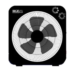 Ventilateur De Table HGE Extra Carré 50W - Noir