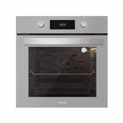 Four Electrique Verre Encastrable Ventilé SILVERLINE BO6504S01 - Finition Verre gris - Chaleur Tournante - 8 programmes - Cav ...