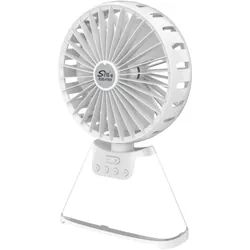 Ventilateur Haut-Parleur électrique ZQS-F801 LED - White