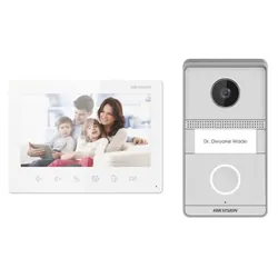 Vidéophone de sécurité Hikvision DS-KIS101-P avec Surface Mount