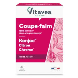 Vitarmonyl vitavea Coupe faim au konjac & cétones de framboise 42 gélules