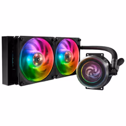 -WATERCOOLING Cooler Master MasterLiquid ML240P Mirage - deux ventilateurs 120 mm - RGB PWM - TDP de 230 W - 1 x 3 Pins Femel ...