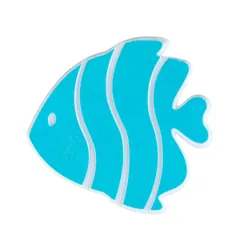 WENKO Autocollants antiglisse poissons set de 5 bleu clair