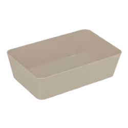 WENKO Bac de rangement large Candy Taupe 22 x 14 x 6 cm