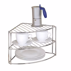 WENKO Étagère de vaisselle d'angle 2 tablettes - Vue supplémentaire 3